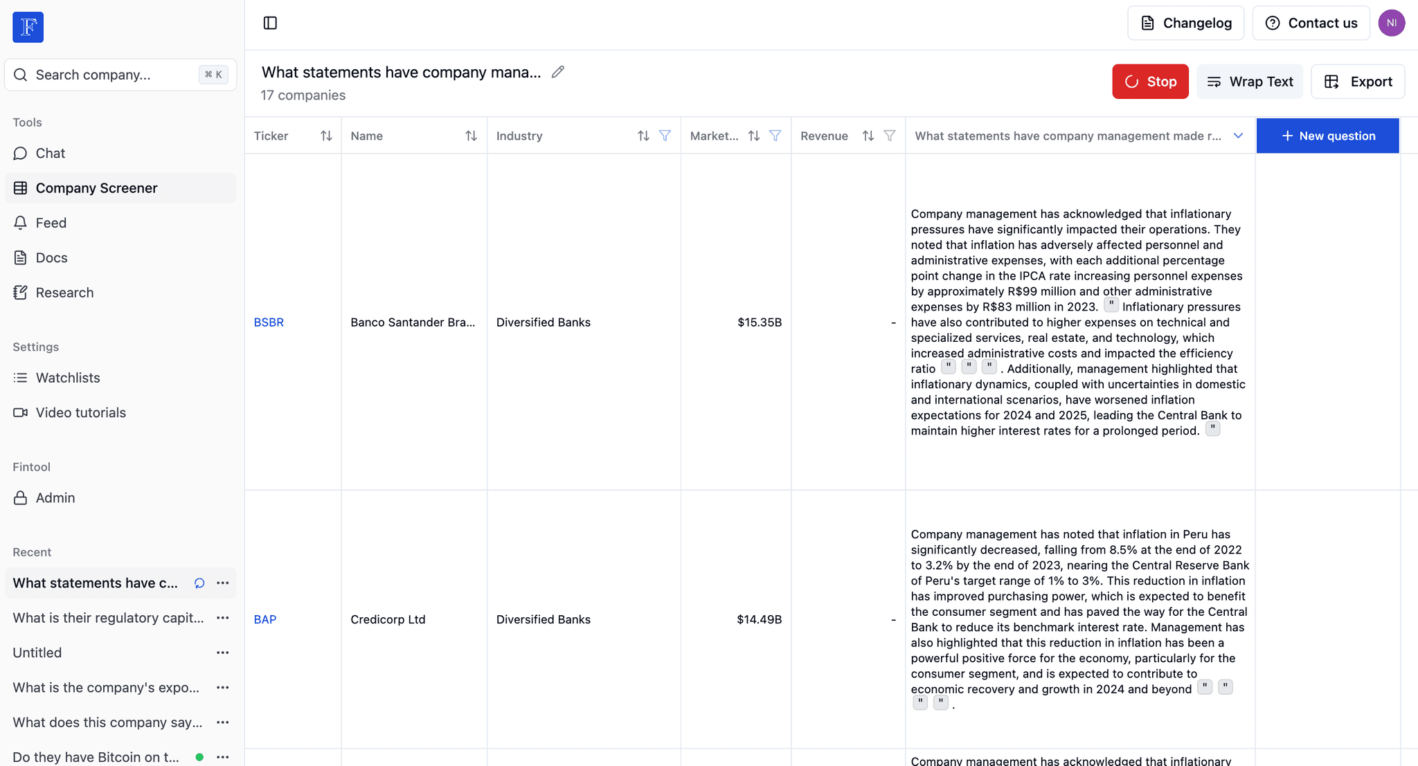 Offline AI processing interface