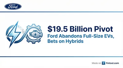 Ford Takes $19.5 Billion Hit—The Biggest EV Retreat in Auto Industry History