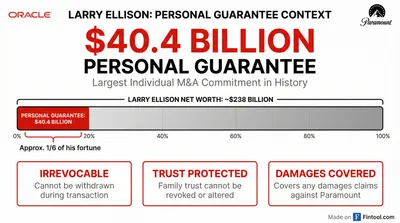 Larry Ellison Bets $40 Billion on Hollywood's Biggest Deal