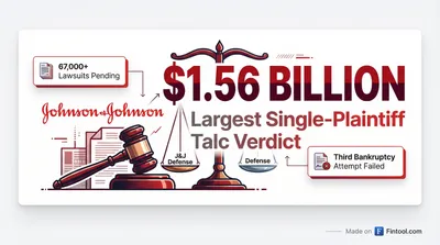 J&J Hit With Record $1.56 Billion Talc Verdict as Bankruptcy Strategy Unravels