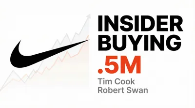 Tim Cook and Robert Swan Buy $3.5M in Nike Stock After Post-Earnings Plunge