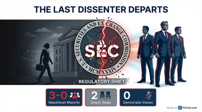 SEC's Last Democratic Voice Exits: Crenshaw Departure Clears Path for Crypto Deregulation