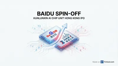Baidu Stock Soars 15% on Kunlunxin AI Chip Spinoff: Hong Kong IPO Filed