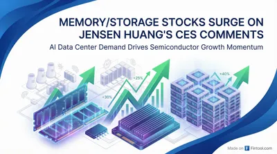 Jensen Huang Called Storage 'Completely Unserved'—Memory Stocks Exploded