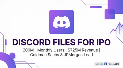 Discord Files Confidentially for IPO: Gaming Giant Targets Wall Street