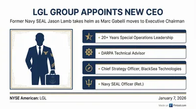 LGL Group Taps Former Navy SEAL Jason Lamb as CEO in Defense-Focused Pivot