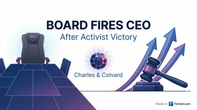 Charles & Colvard Fires CEO Six Weeks After Activist Victory