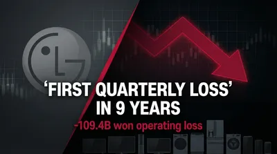 LG Electronics Posts First Quarterly Loss in Nine Years as Chinese Rivals Surge