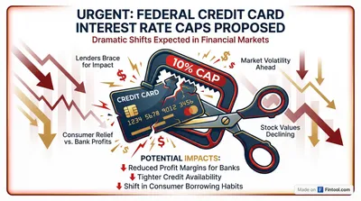 Trump's 10% Credit Card Rate Cap Crushes Financial Stocks
