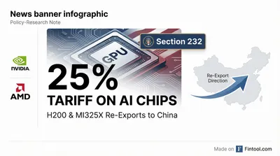 Trump Signs 25% AI Chip Tariff—But Exempts US Data Centers