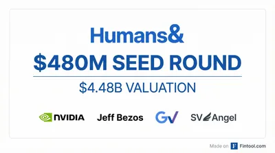 Humans& Raises $480M at $4.48B Valuation in Second-Largest AI Seed Round Ever